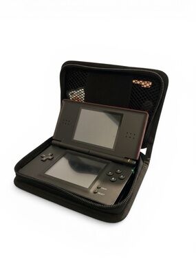 Nintendo DS Rare Lite Black with Red Trim Portable Gaming Console